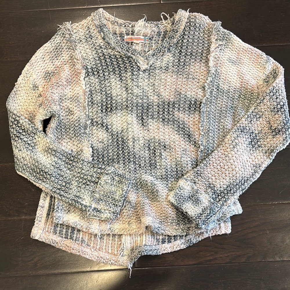 Cozy Multicolor Girls Vintage Havana Sweater